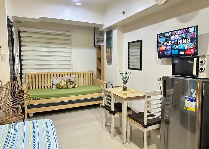 5-Guest Studio Seaview Flat Near Ayala Wi-Fi Pool