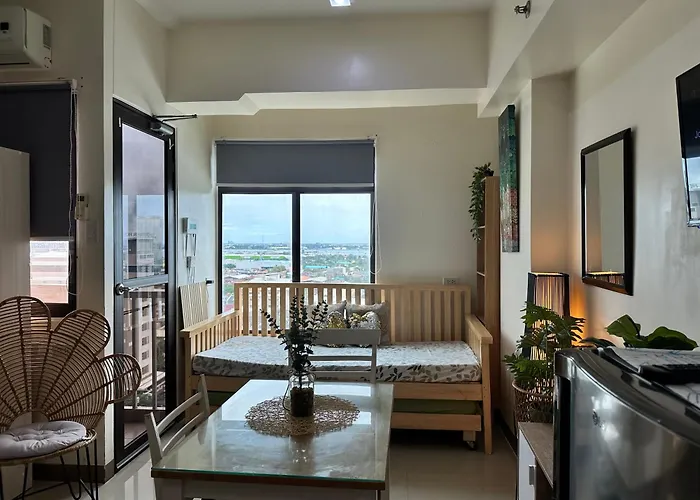 5-Guest Studio Seaview Flat Near Ayala Wi-Fi Pool